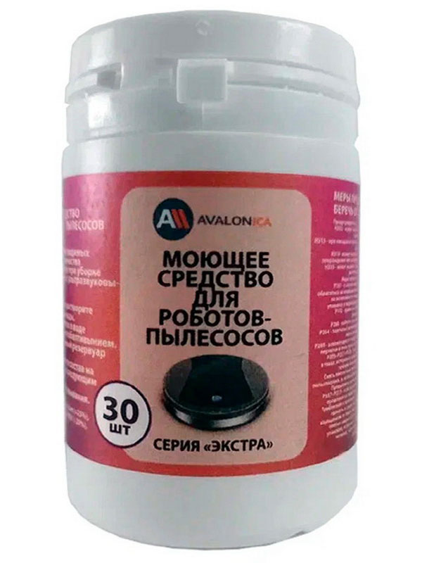 Изображение товара Концентрированное моющее дезинфицирующее средство для роботов пылесосов Avalonica 30 шт./уп. (AVA PAV22)