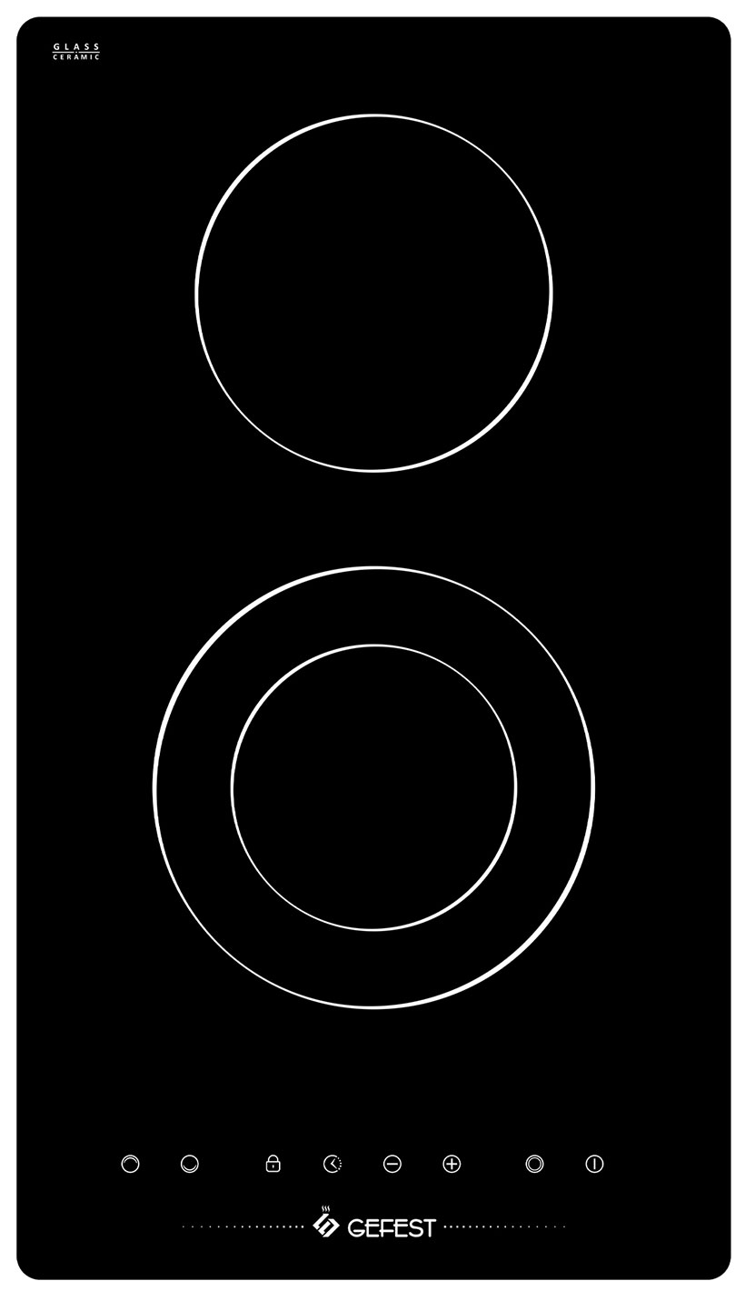 

Электрическая варочная панель Gefest ПВЭ 4002 К5, Черный