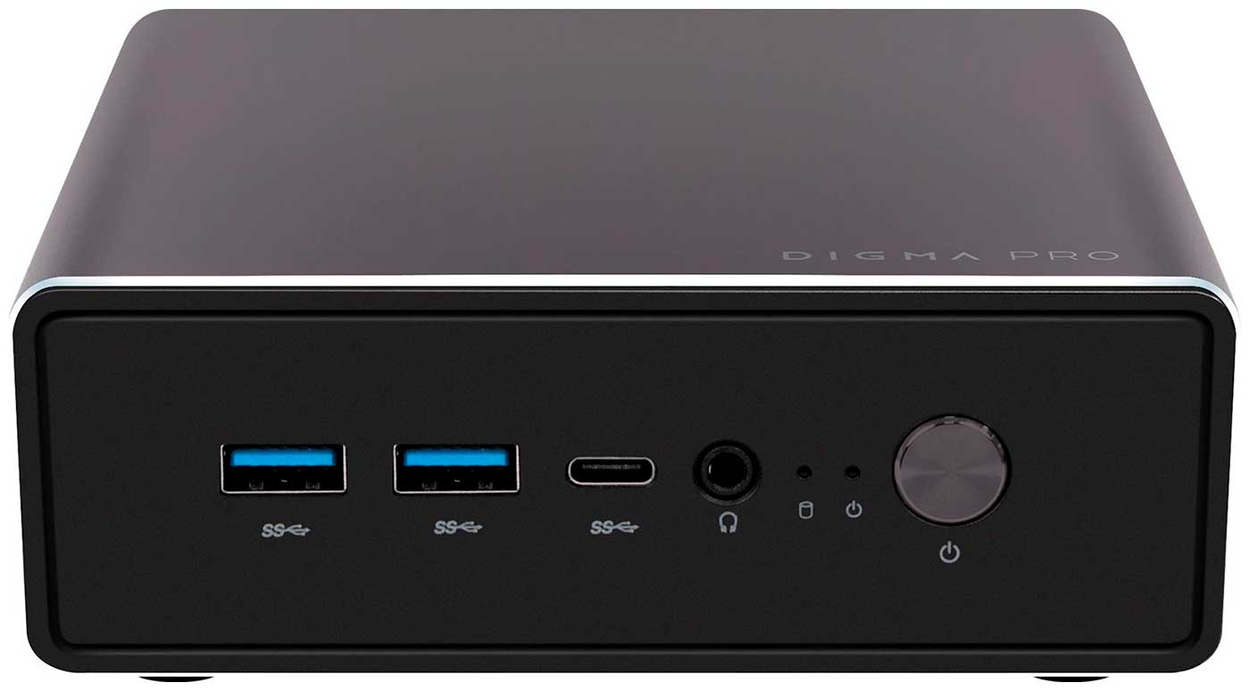Изображение товара Неттоп Digma PRO Minimax U1 с процессором Intel Core i3 1315U, 16ГБ памяти и SSD 512ГБ