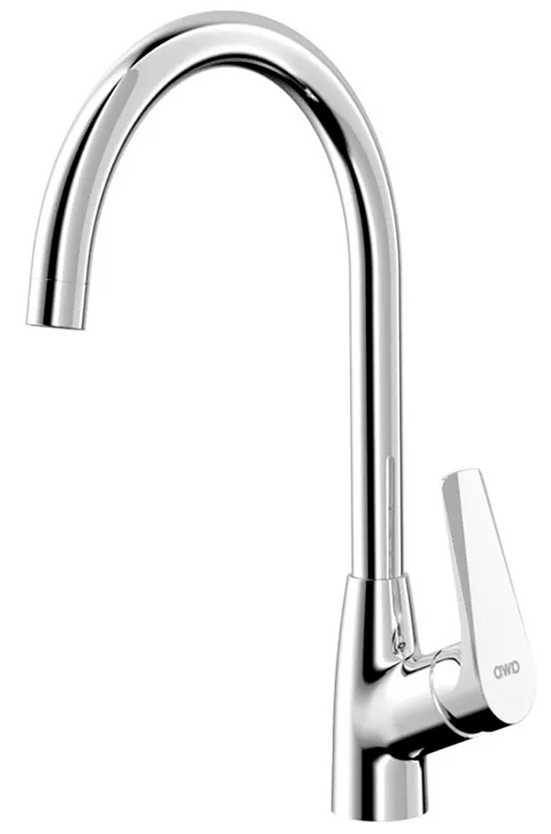 Изображение товара Кухонный смеситель AWP Tair-C, с высоким C-образным поворотным изливом, хром