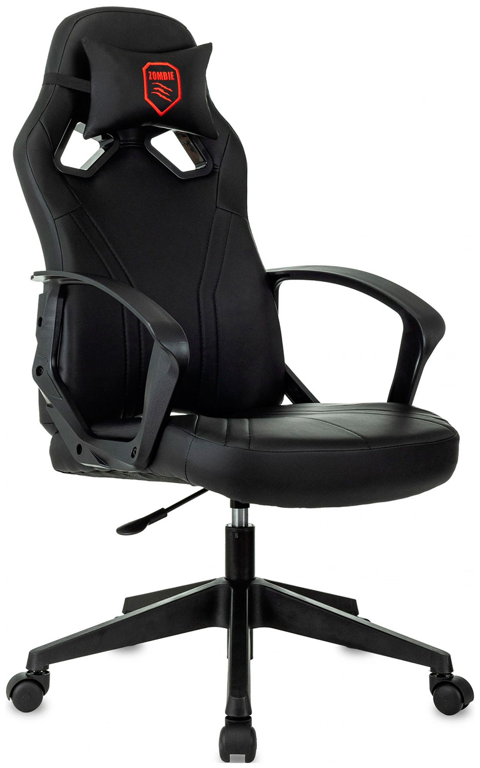 Изображение товара Игровое кресло Zombie 50 черное из экокожи с регулировкой высоты