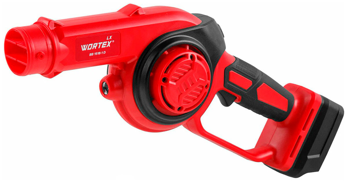 Изображение товара Аккумуляторная воздуходувка Wortex LX BB 1518-1 D ALL1 XLT SET, 18В, 210 м.куб/ч, 129 км/ч