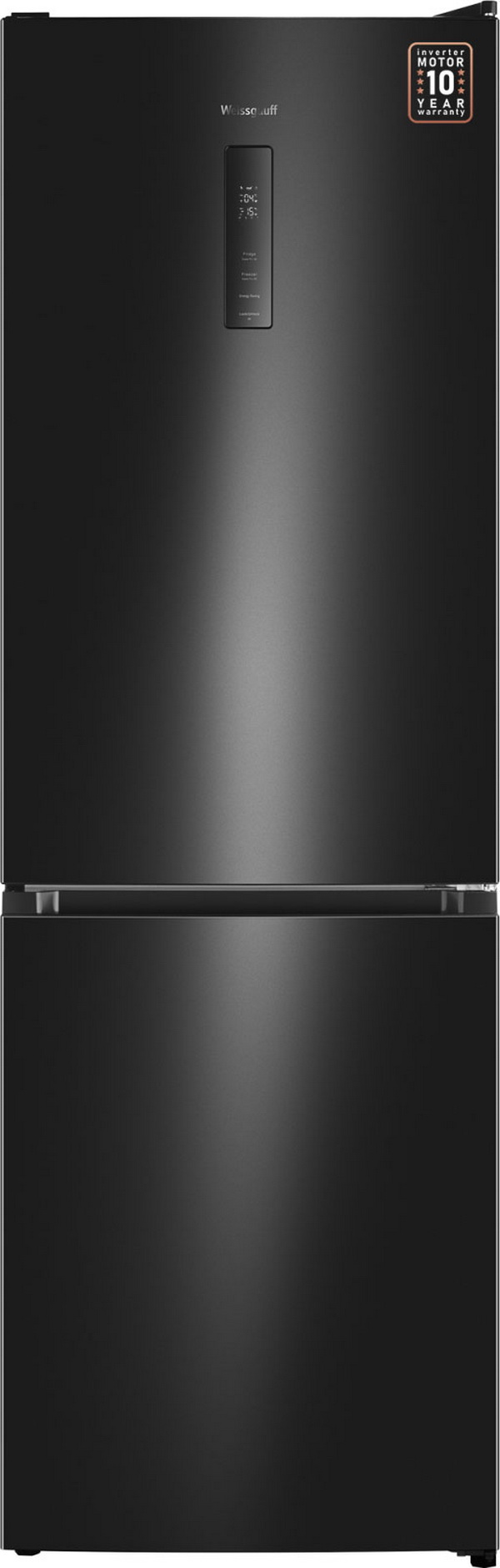 Изображение товара Двухкамерный холодильник Weissgauff WRK 185 Total NoFrost Inverter Black