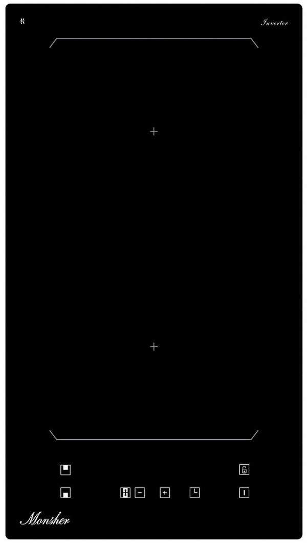 Изображение товара Электрическая варочная панель Monsher MHI 3013 индукционная с сенсорным управлением