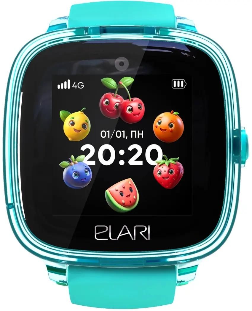 

Детские часы с GPS поиском Elari KidPhone Fresh 4G - Green (KP-4G-F-GR)