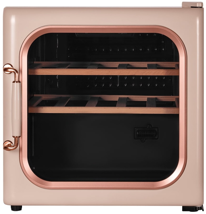 Изображение товара Винный шкаф Maunfeld MFWC-40SCH14 с ретро дизайном 14 бутылок