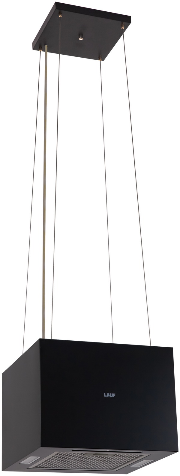 Изображение товара Вытяжка Lauf ORION 400 ISLAND BLACK - островная кухонная модель с фильтрами и сенсорным управлением