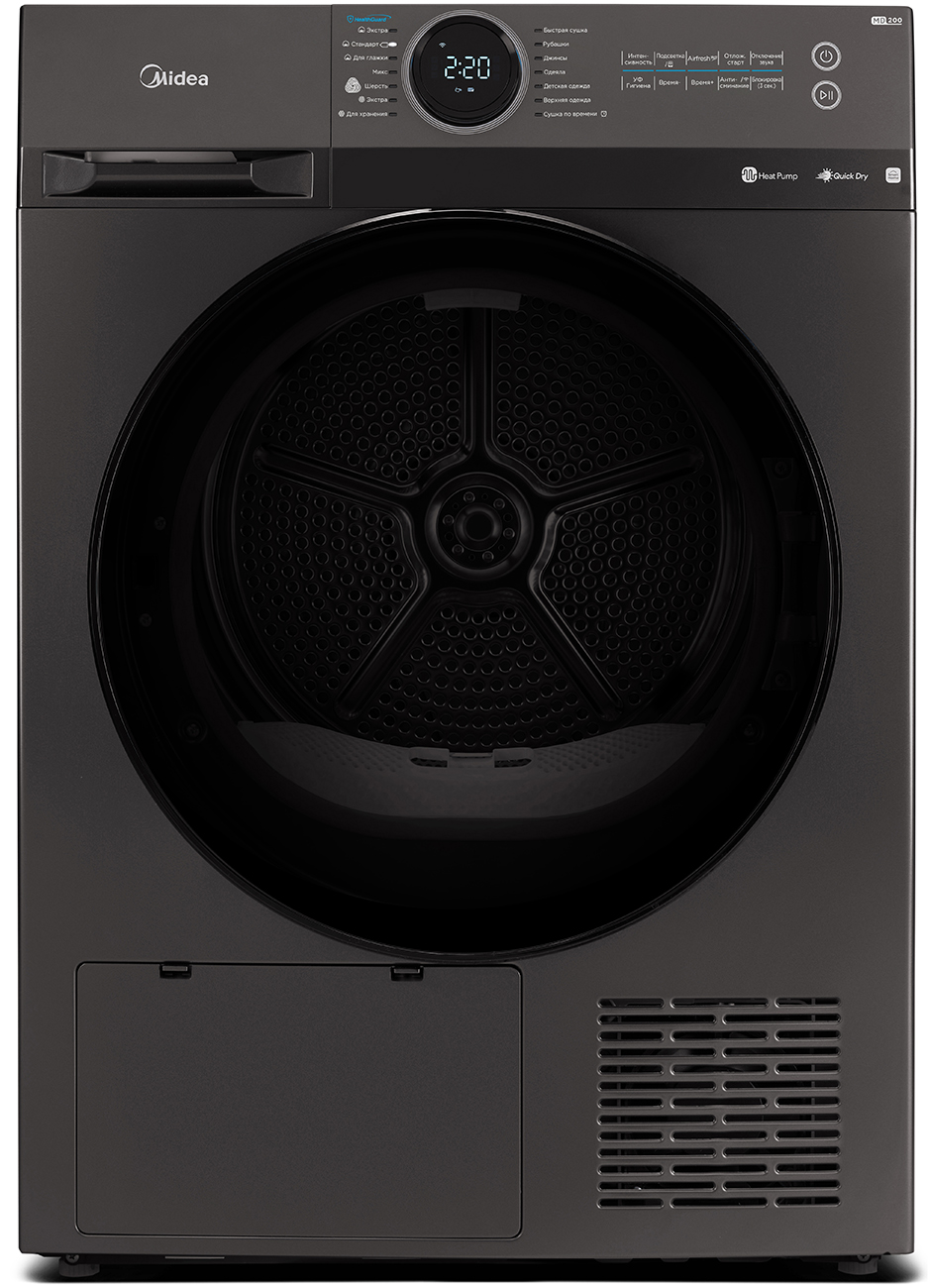 Изображение товара Сушильная машина с тепловым насосом Midea MD200H90W-T-RU 9 кг Wi-Fi
