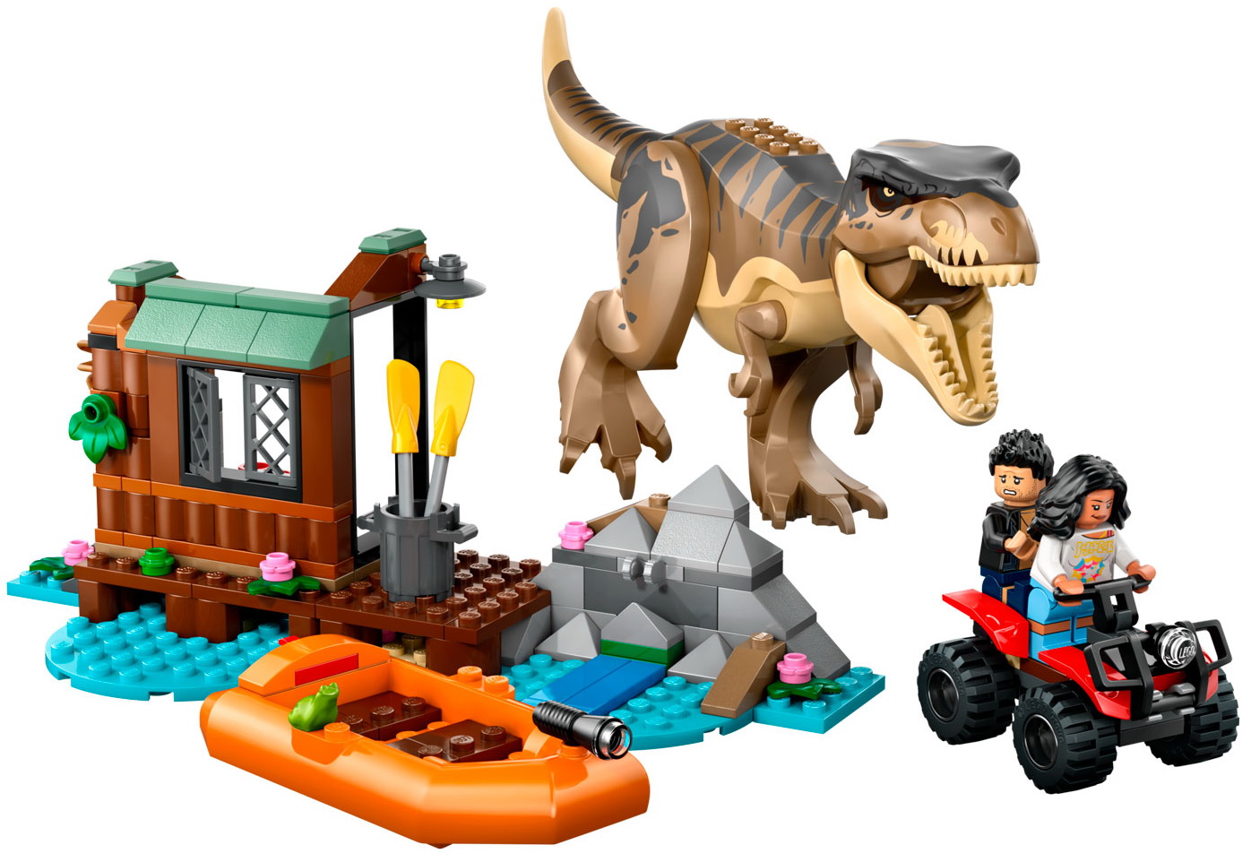 Изображение товара Конструктор Lego Jurassic World Побег по реке от Тираннозавра 76975