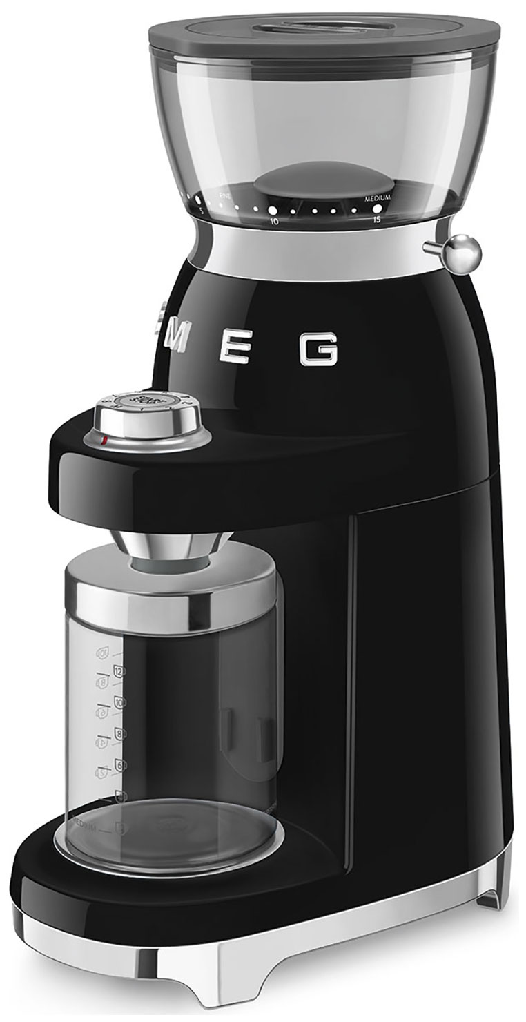 Изображение товара Кофемолка Smeg CGF03BLEU, черный Изображение товара Кофемолка Smeg CGF03BLEU, черный