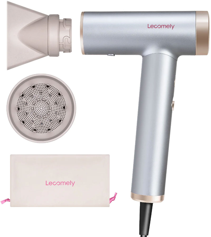 

Фен Lecomely AirSwift X1, Серебристый