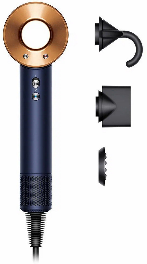 

Фен Dyson HD08 Lite Prussian Blue 113292-01 3PIN, Синий/бронзовый