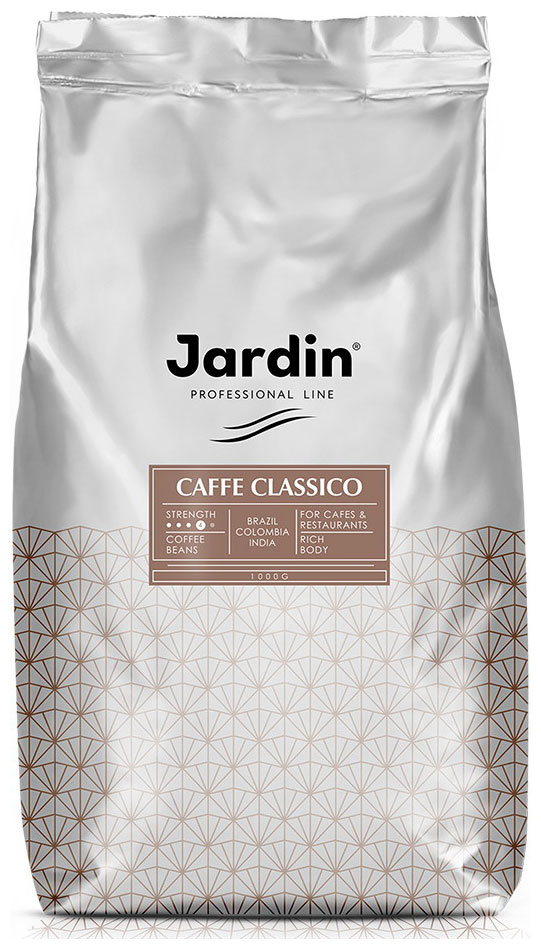 Кофе зерновой Jardin Classico 1кг кофе в зернах refresso espresso dark night арабика робуста 1000 г
