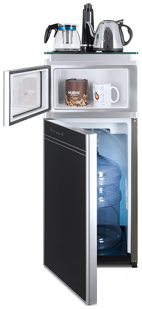 Изображение товара Кулер для воды Ecotronic с чайным столиком TB3-LE UV выкатной полкой и лампой UV