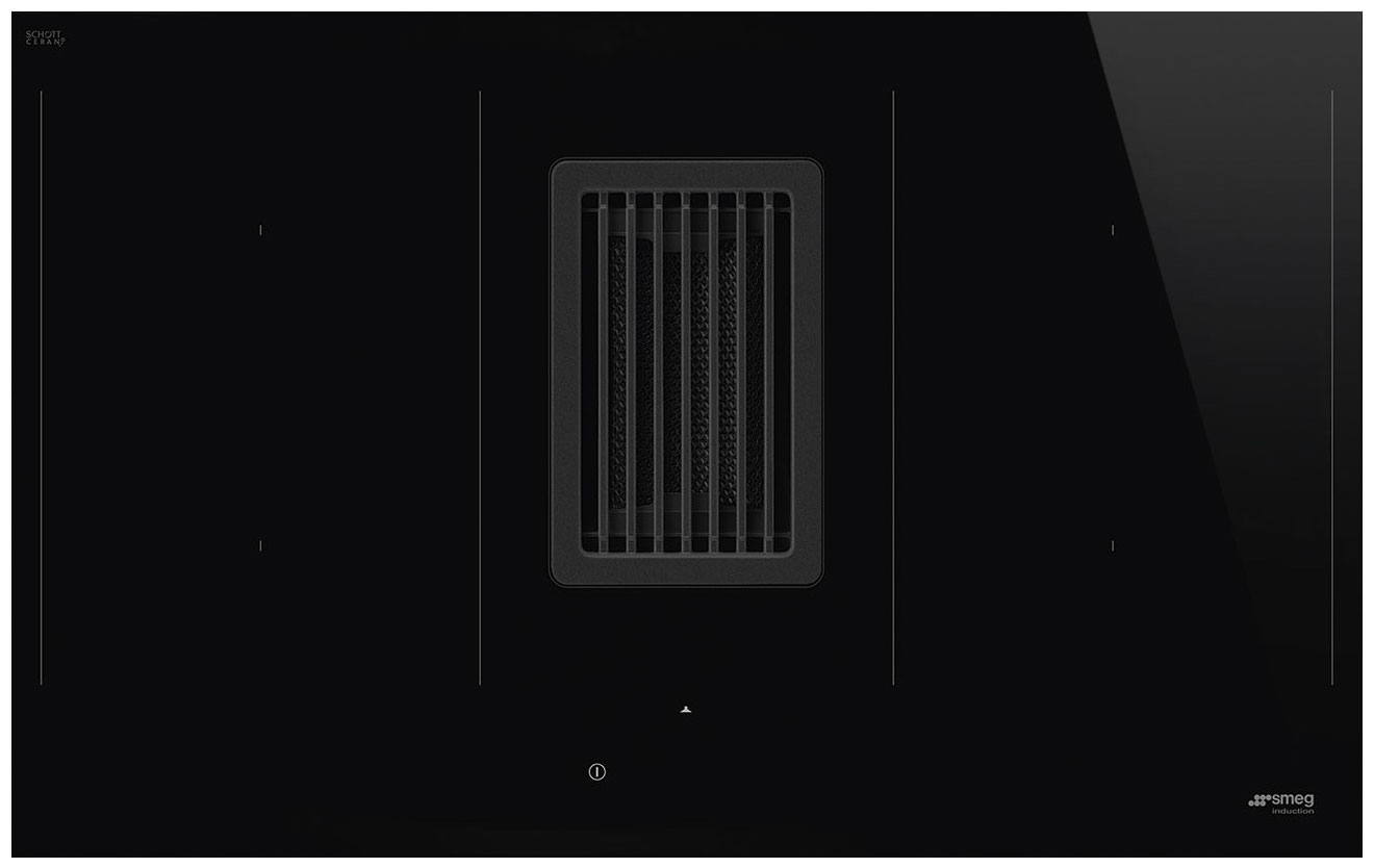 цена Индукционная варочная панель со встроенной вытяжкой Smeg HOBD482D
