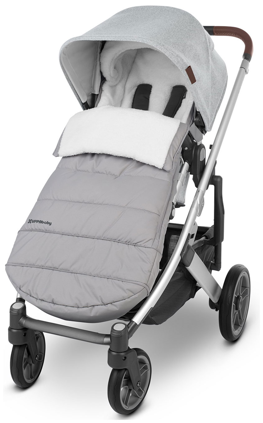 Изображение товара Чехол утепленный с мехом UPPAbaby серебристый меланж 0920-CGN-WW-STL