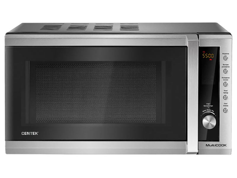 Изображение товара Микроволновая печь Centek CT-1582 черно-серебристая 20 л 700 Вт