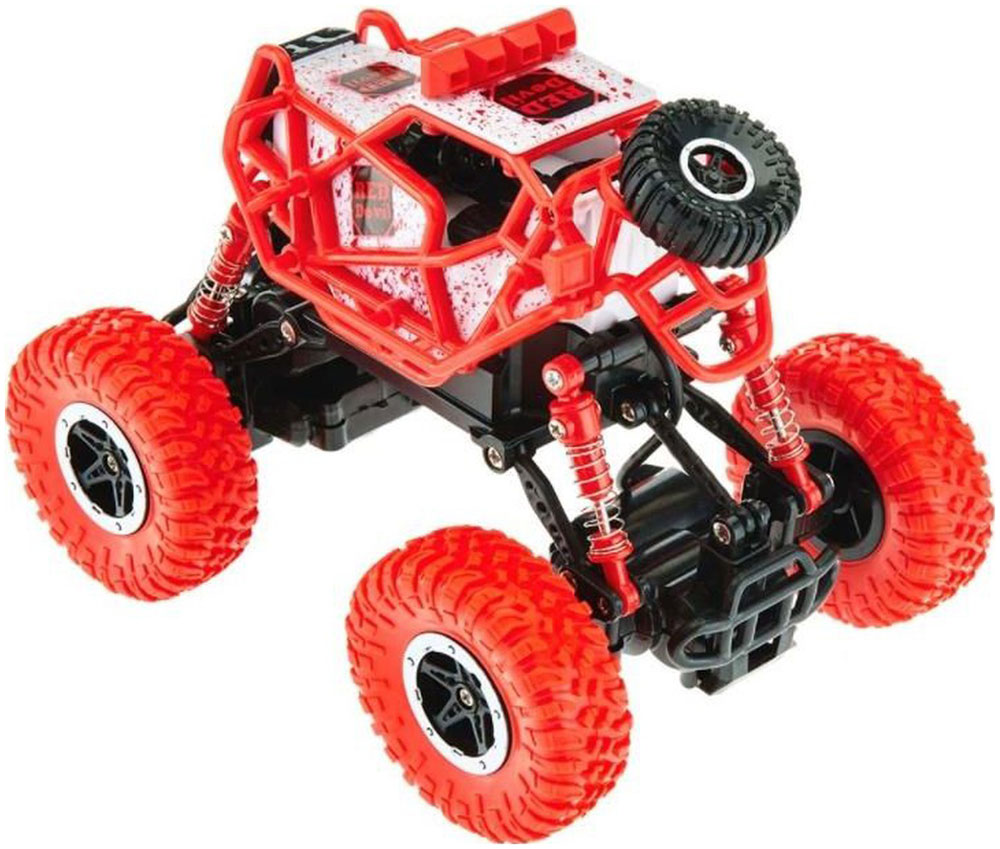 Машина раллийная 1 Toy Бигвил на р/у Драйв, Аккум. 3.6V, 4WD, 14км/ч, красно-белый игрушка на радиоуправлении 1 toy бигвил драйв машина красно белый т10946
