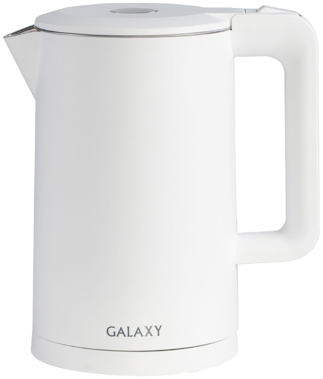 Изображение товара Электрический чайник Galaxy GL0323 белый 1.7 л модель с двойными стенками Изображение товара Электрический чайник Galaxy GL0323 белый 1.7 л модель с двойными стенками