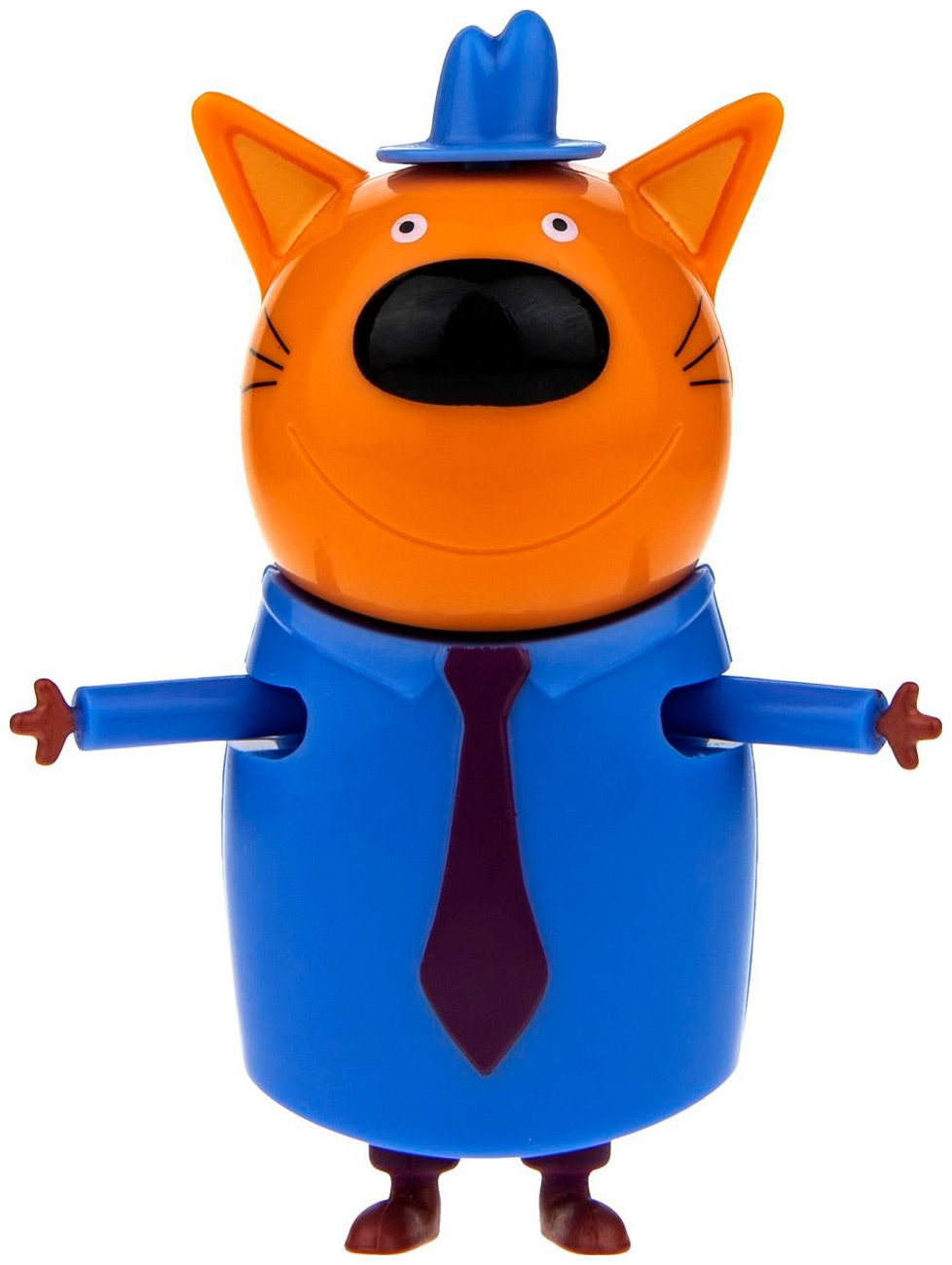 Игрушка пластиковая 1 Toy Три кота - Папа 8,8 см игрушка 1toy три кота сажик 5 2 см подвижные ножки и ручки т17178