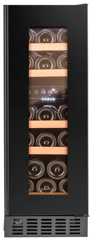 Изображение товара Винный шкаф Temptech OX30DRB 58л 17 бутылок черный электронное управление