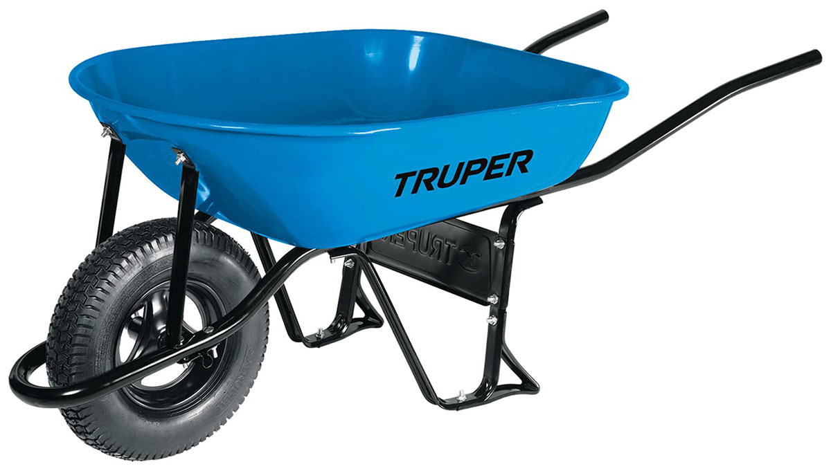 фото Тачка садовая truper cat-50ffс ручками 10252