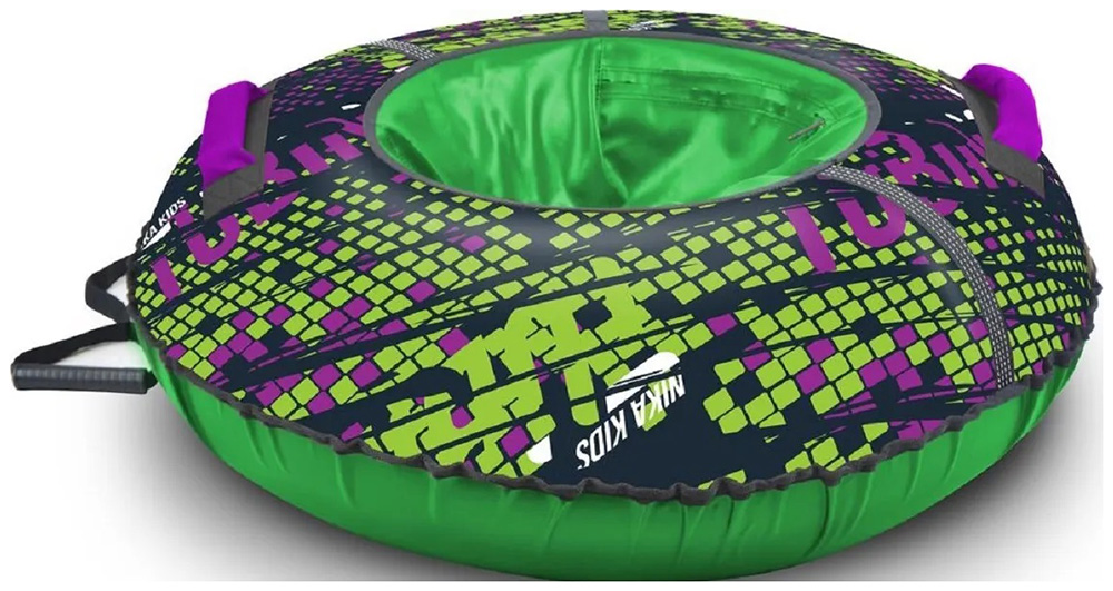 Изображение товара Тюбинг принтованный Nika sport фиолетовый, 85 см