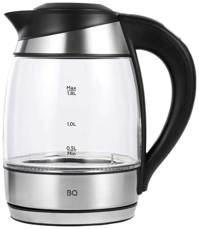 Изображение товара Чайник электрический BQ KT1735G Черный-Сталь