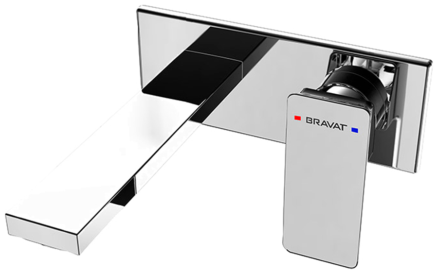 Изображение товара Смеситель для раковины Bravat Phillis P69183C-ENG хромированный