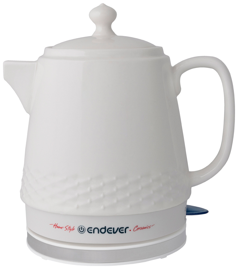 Чайник электрический Endever KR-440C (90229) белый чайник электрический endever kr 233s зеленый