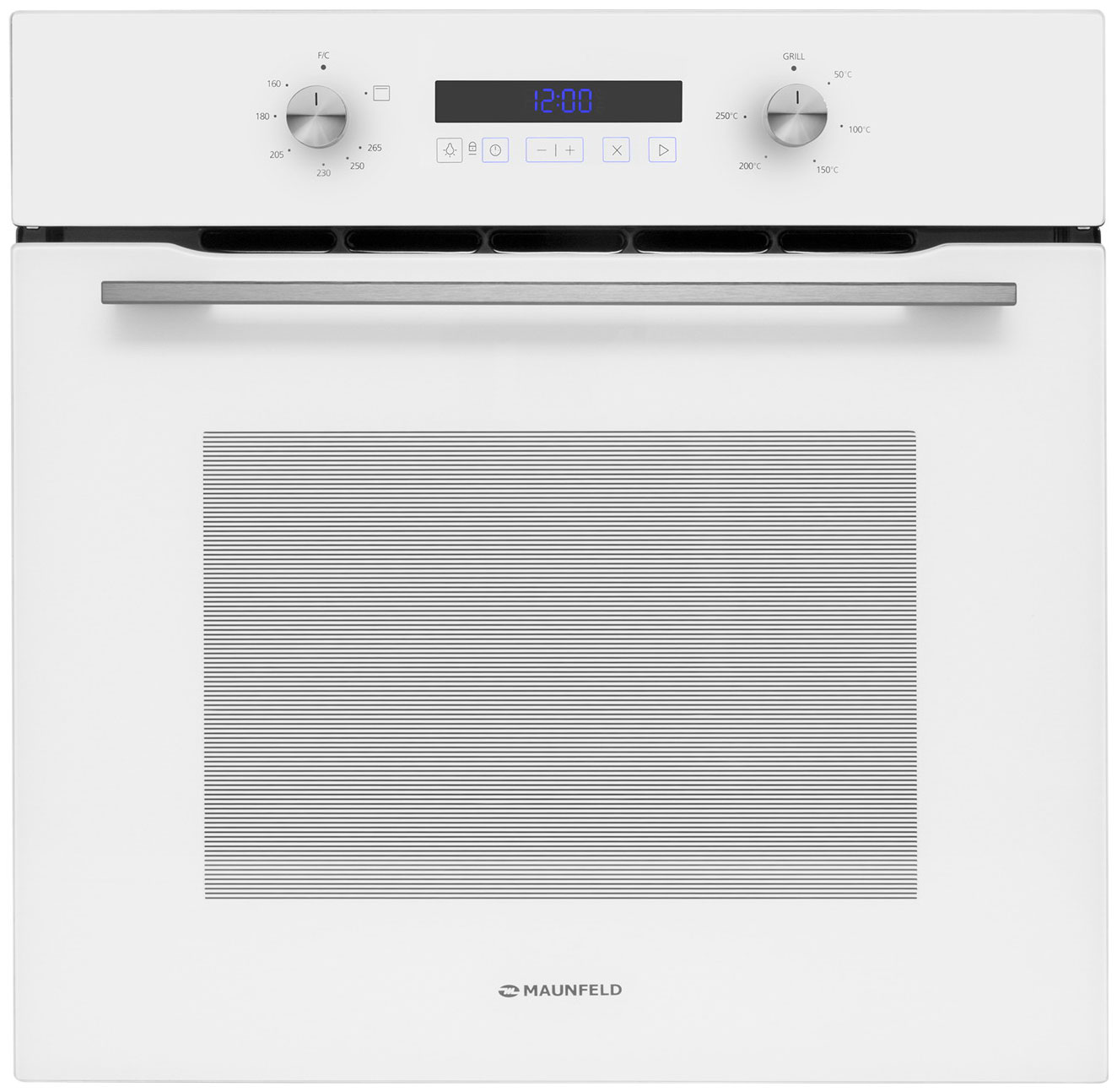 Изображение товара Газовый духовой шкаф Maunfeld MOGM703W белый 70 л таймер паровая очистка