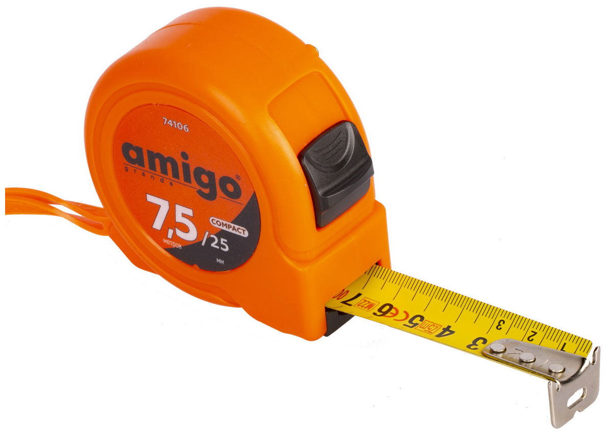 Изображение товара Рулетка Amigo 7.5m*25mm 74106