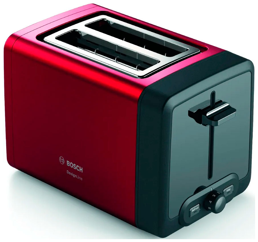 Изображение товара Тостер Bosch TAT4P424 с функциями размораживания и подогрева хлеба