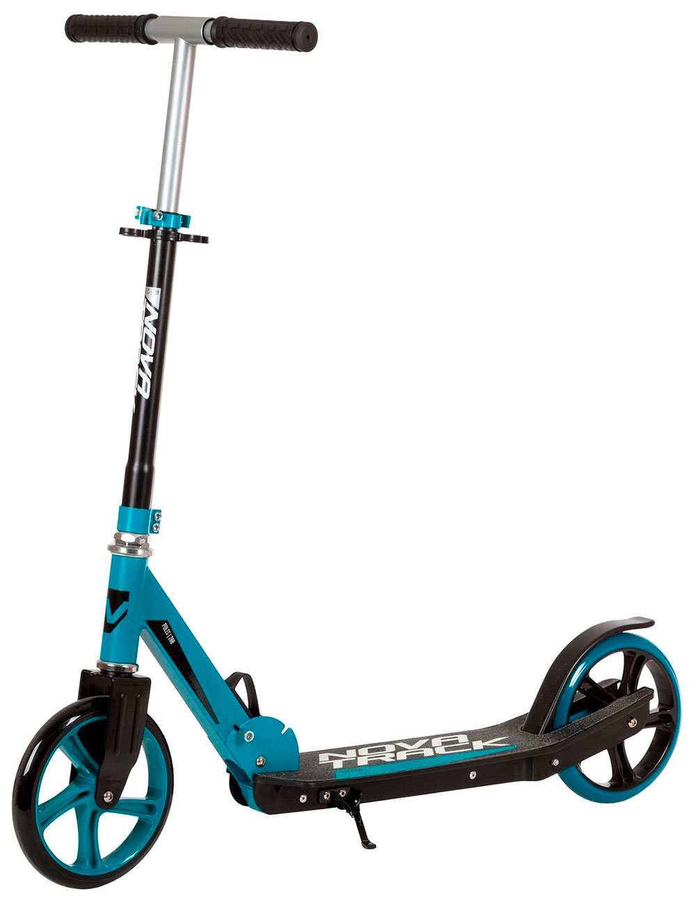 

Самокат для детей Novatrack POLIS сталь+пластик сине-зеленый 200P.POLIS.GN22