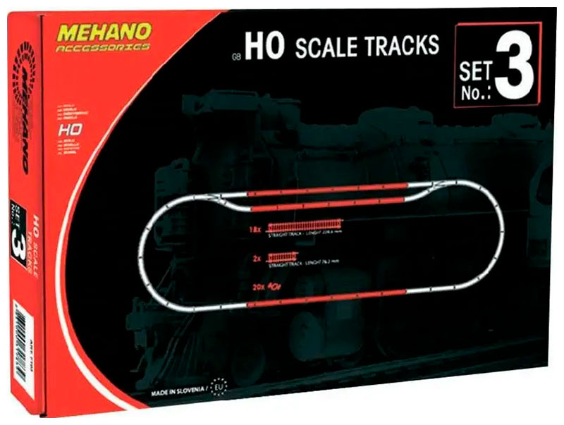 Изображение товара Набор рельс Mehano №3 F103