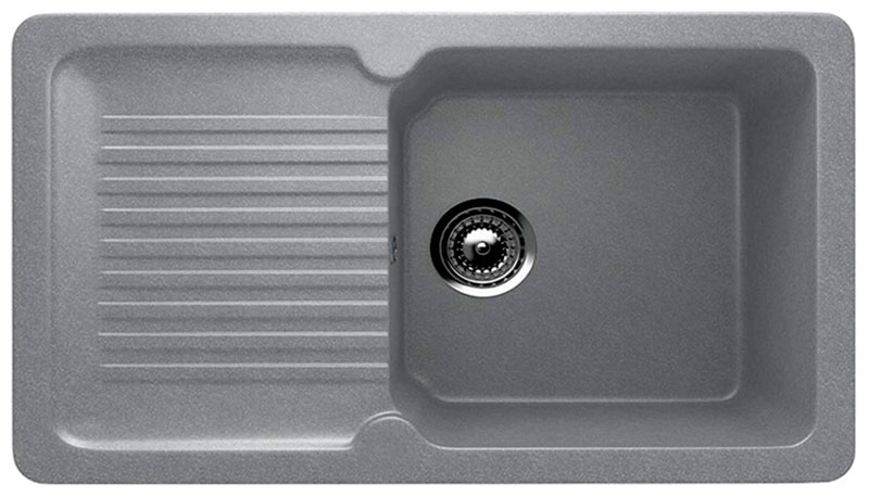 Изображение товара Кухонная мойка Ulgran U-506 графит кварцевый композит прямоугольная