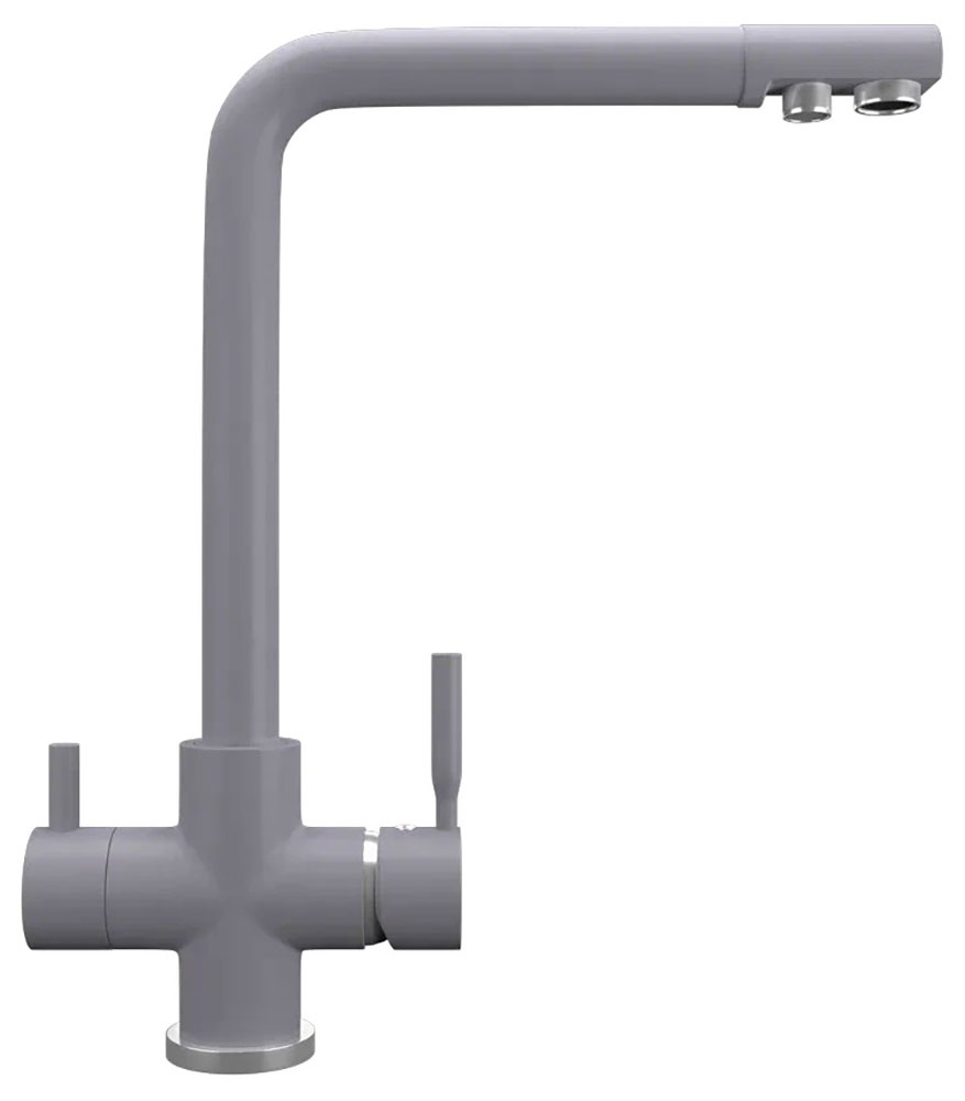Изображение товара Кухонный смеситель Ulgran UQ-016/бетон (UQ-016-05)