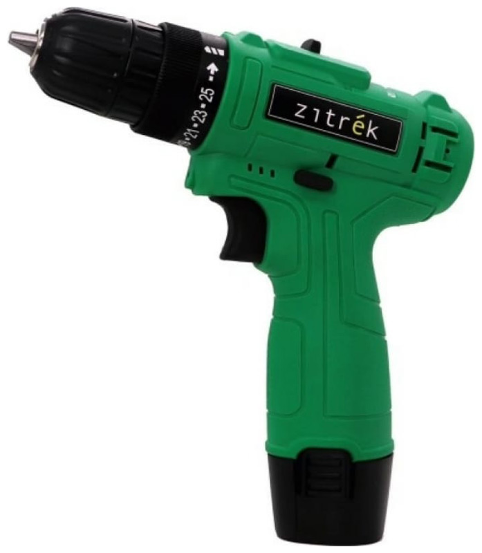 Дрель-шуруповерт Zitrek Green 12-Li-ion (12В, Li-ion аккумулятор, бита) 063-4041