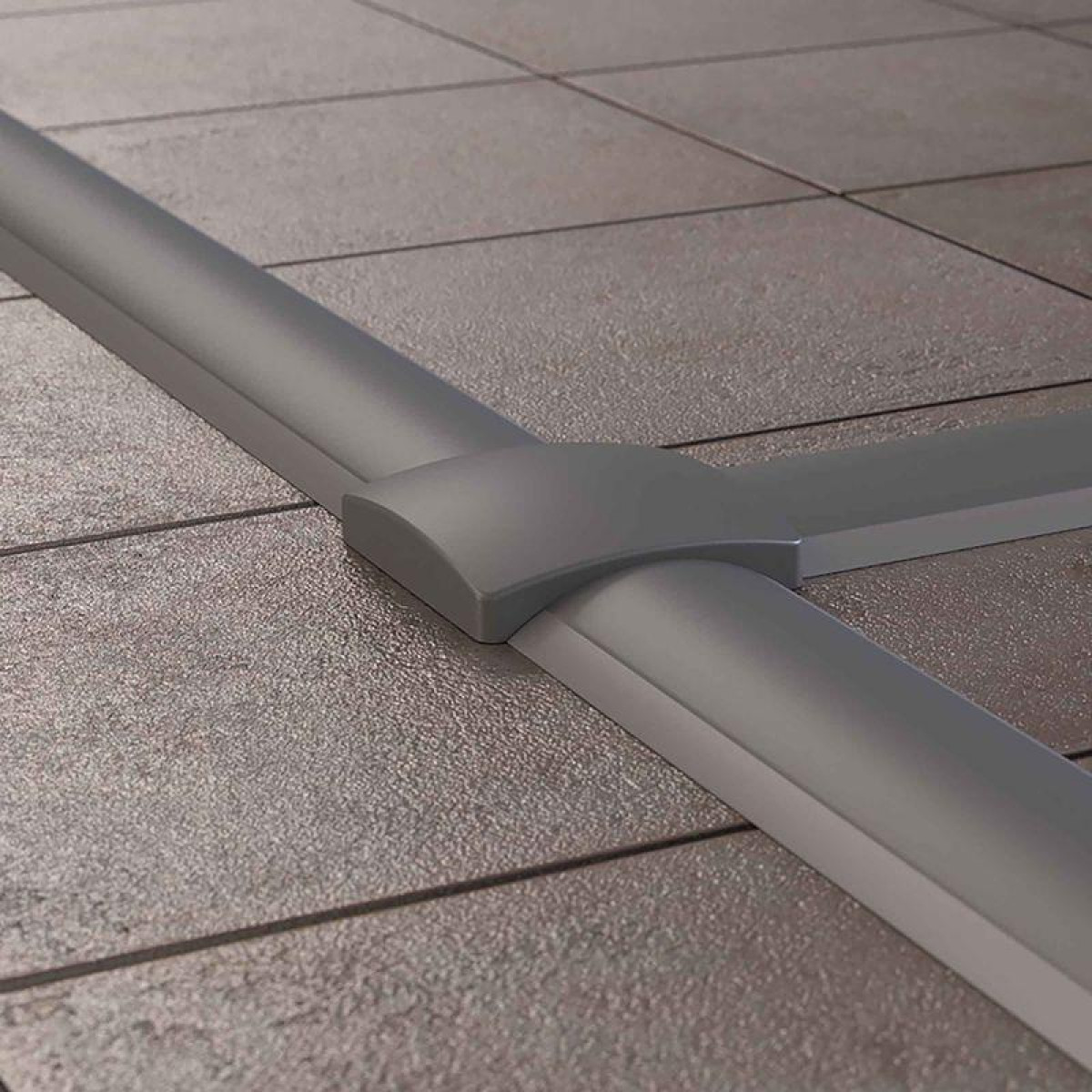 Изображение товара Кабеленесущие системы DKC Кабель-канал напольный 50х12 L2000 пластик CSP-F G сер.