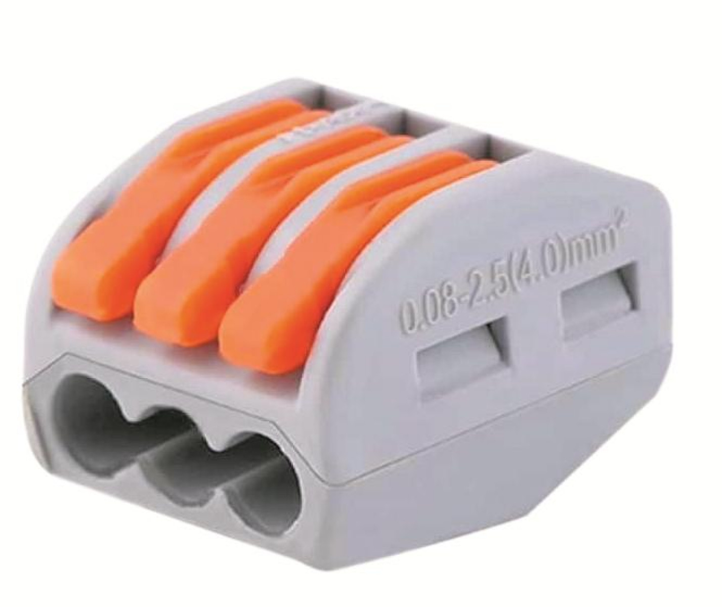 Изображение товара Клемма строительно-монтажная Tokov Electric PCT-213 с рычагом 3 отверстия 10шт