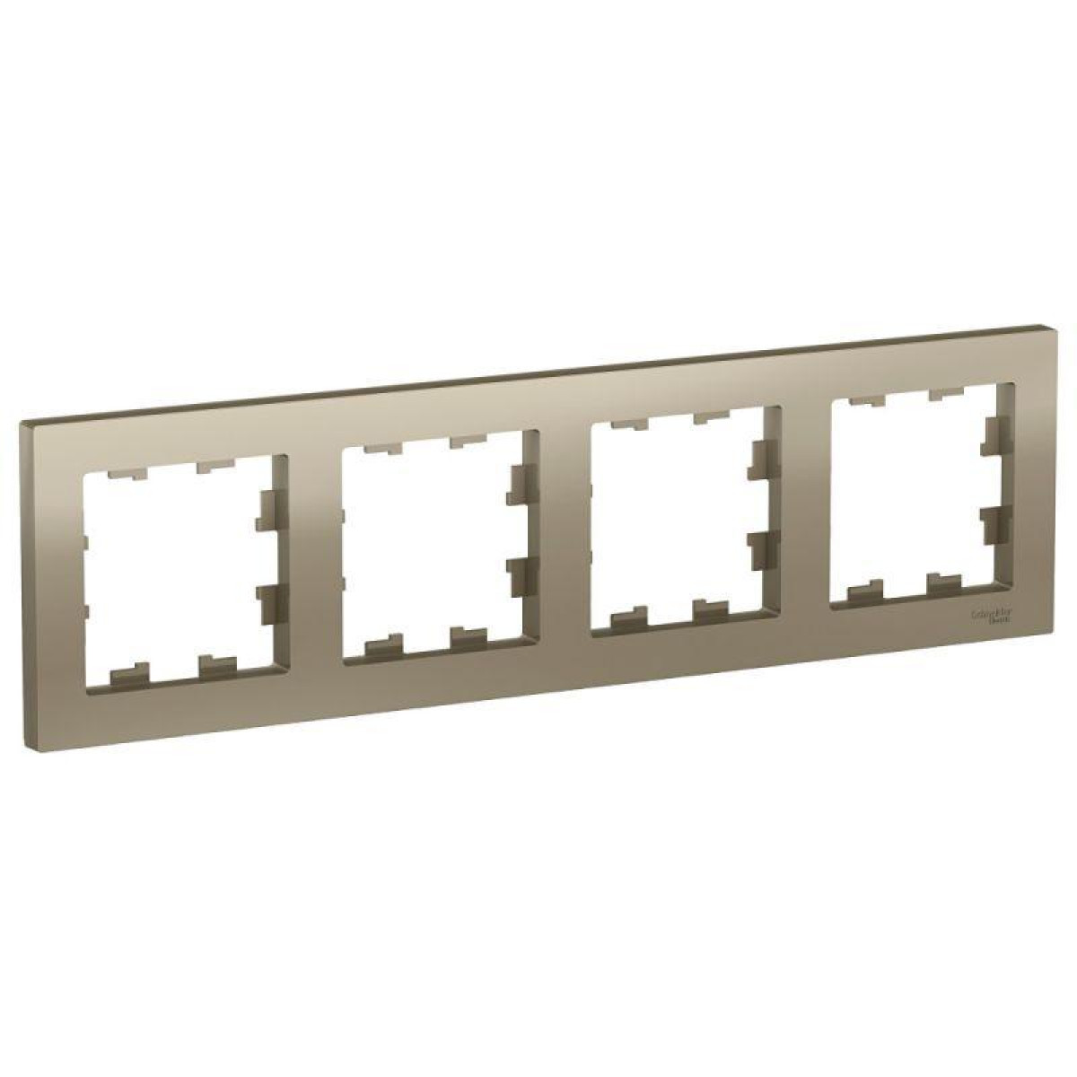 Изображение товара Рамка 4-м для электрошкафов универсальная шампань AtlasDesign