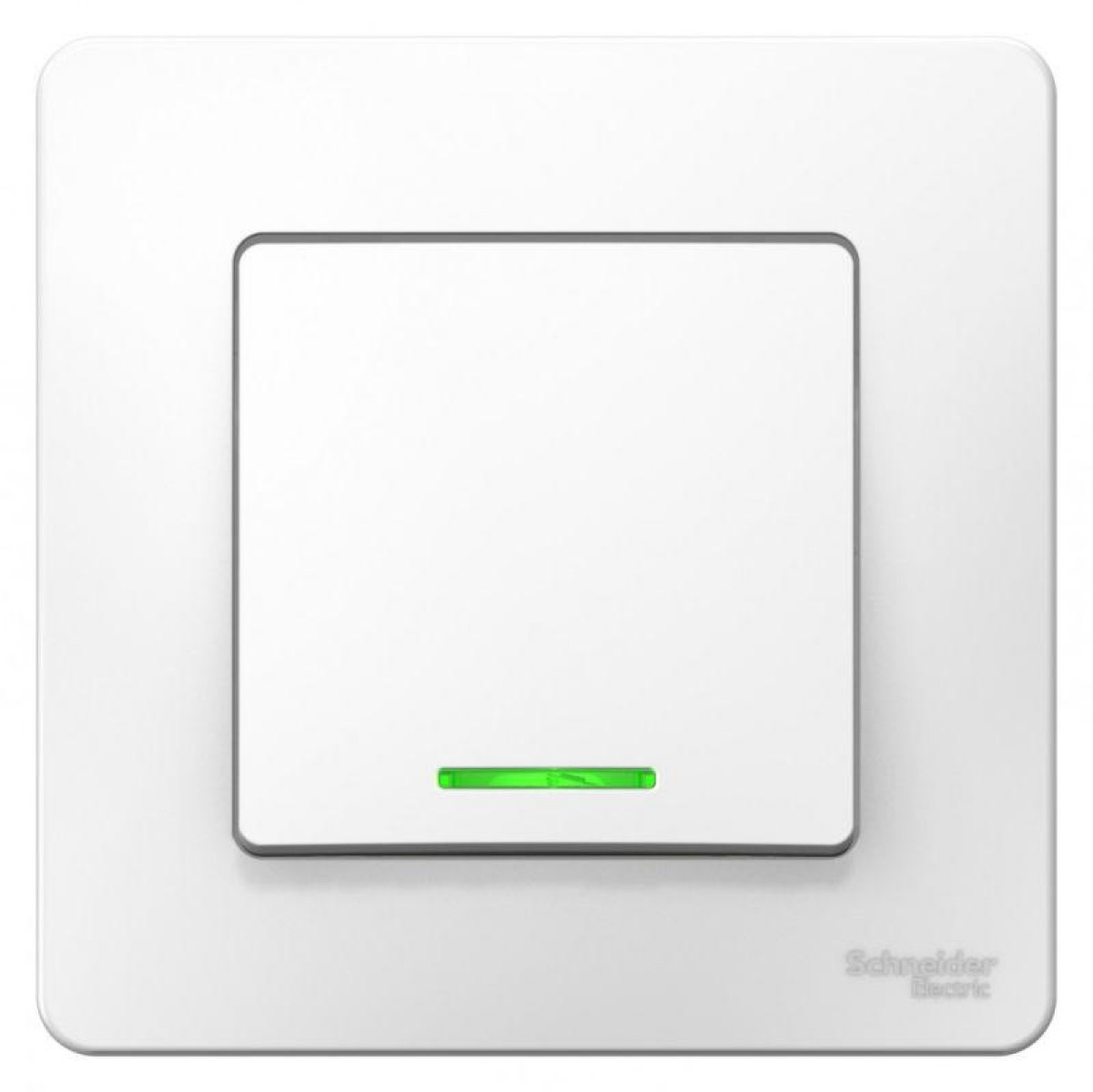 Изображение товара Переключатель проходной 1-кл система Blanca 10А IP20 с подсветкой