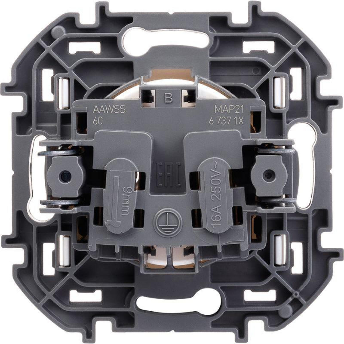 Изображение товара Розетка inspiria 16А IP20 Legrand встраиваемая пластиковая механическая