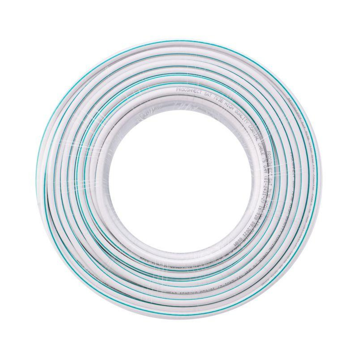 Изображение товара Коаксиальный кабель SAT 703 B PROconnect 100м 75 Ом для спутниковых систем и видеонаблюдения