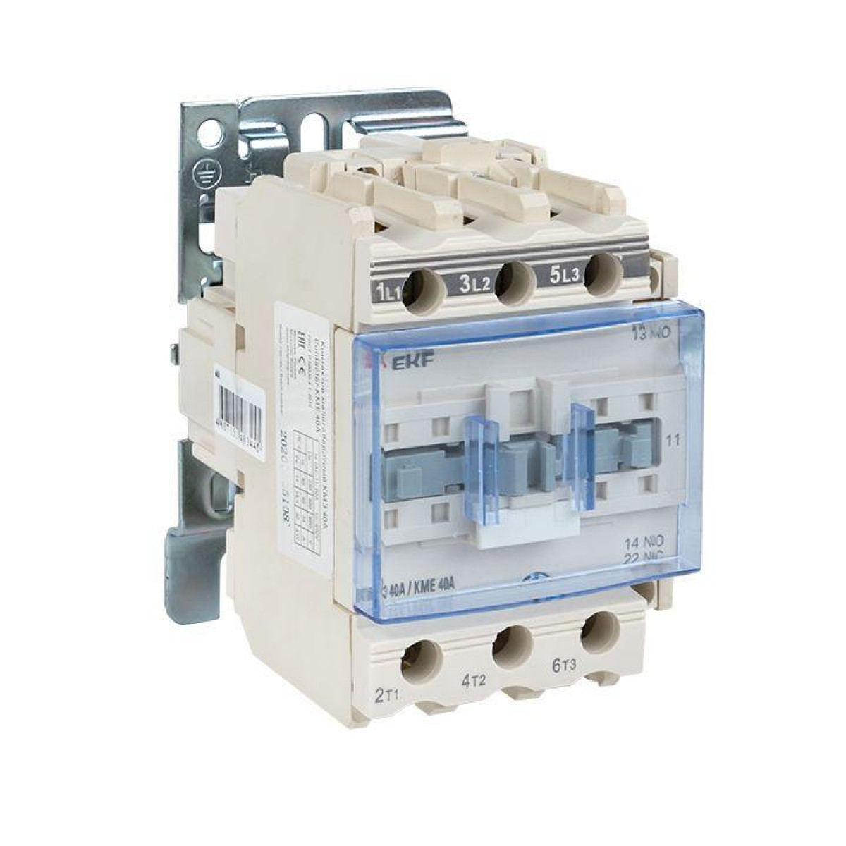 Изображение товара Низковольтное и промышленное электрооборудование EKF Контактор КМЭ 40А 220В NO+NC