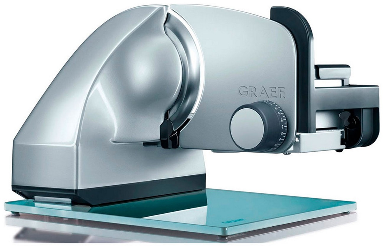 Ломтерезка Graef Master M90 silber metallic, 170 Вт, замок от детей Ломтерезка Graef Master M90 silber metallic, 170 Вт, замок от детей