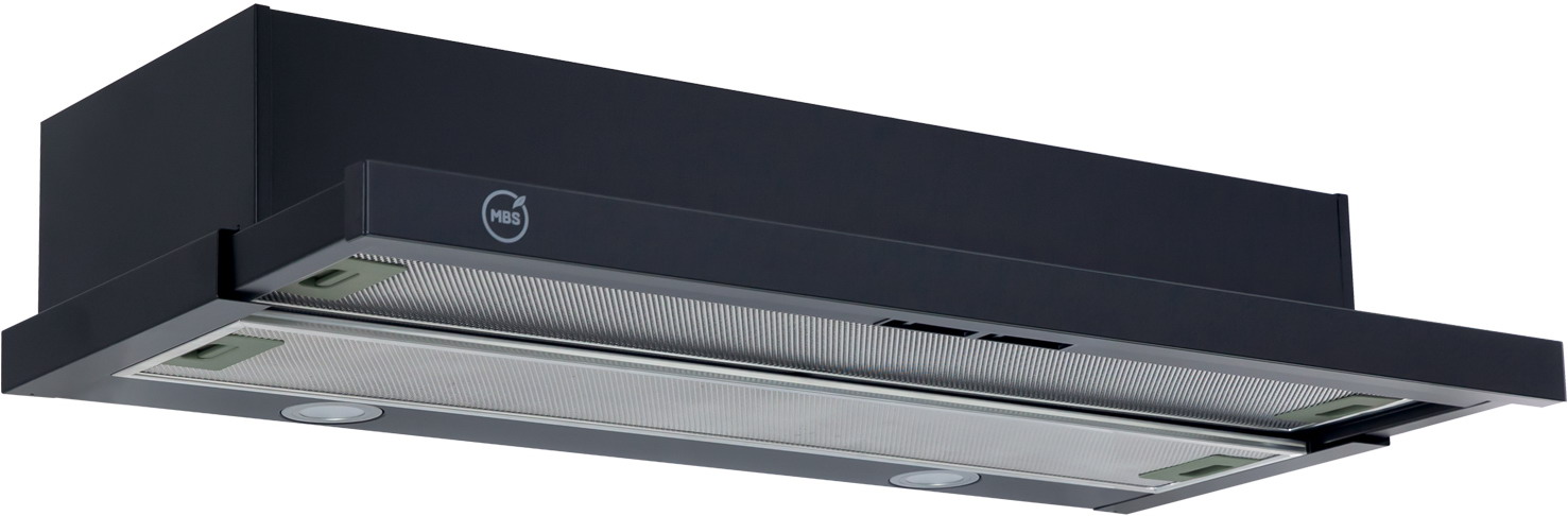 Изображение товара Вытяжка кухонная MBS ARALIA 190 BLACK GLASS 750 м3/ч черная