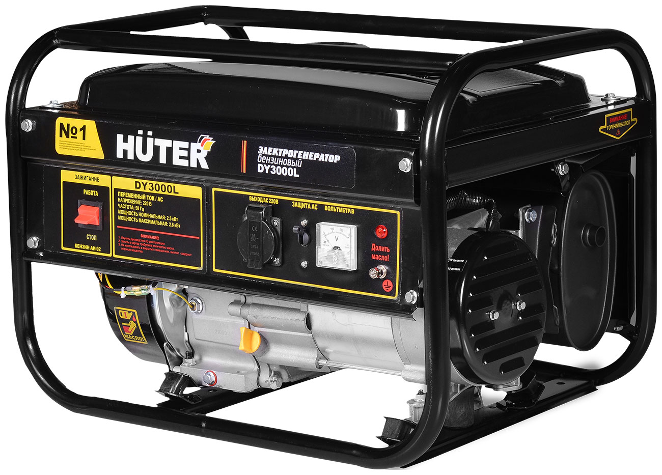 huter генератор бензиновый huter dy3000l 64 1 4 Электрический генератор и электростанция Huter DY3000L