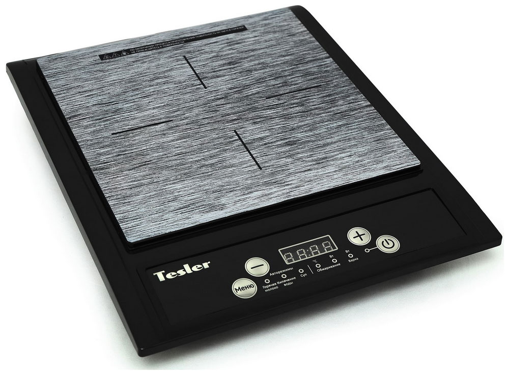 Настольная плита TESLER PI-13 черная плитка индукционная tesler pi 13 2000 вт