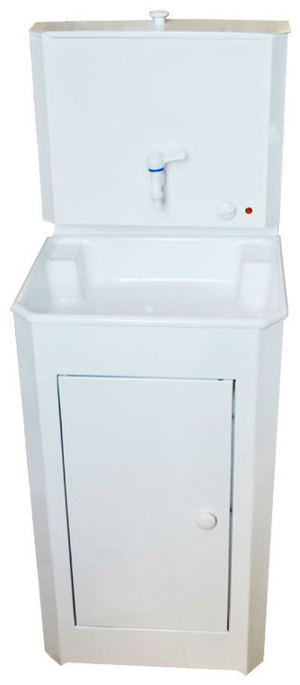 Изображение товара Умывальник дачный Вихрь КОМФОРТ, без подогрева, пластиковая мойка, цвет белый 74/4/10